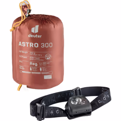 Deuter Astro 300 Adulto Sacco mummia Ripstop Rosso, Giallo - Vista aggiuntiva 5