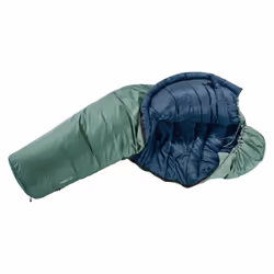 Deuter Orbit 0° Adulto Sacco a pelo da escursione Sintetico Blu, Verde