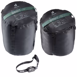 Deuter Orbit 0° Adulto Sacco a pelo da escursione Sintetico Blu, Verde - Vista aggiuntiva 6