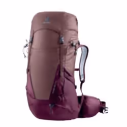 Deuter Futura Pro 34 SL, Alto, Trekking, Scalata, Bordeaux, Unisex, Poliammide, Polietersulfone (PES), Tasca sul fondo, Tasca ...