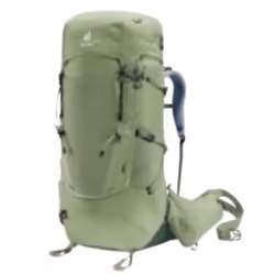 Deuter Aircontact Core 55+10 SL, Telaio interno, Alto, Trekking, Verde, Unisex, Polietersulfone (PES)