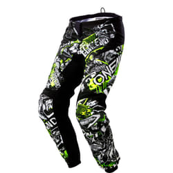 Oneal Element Attack Pantaloni Giovani Motocross, nero-giallo, dimensione XL