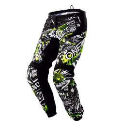 Oneal Element Attack Pantaloni Giovani Motocross, nero-giallo, dimensione XL