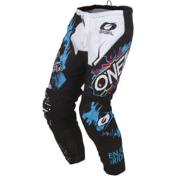 Oneal Element Villain Pantaloni Giovani Motocross, bianco, dimensione 26