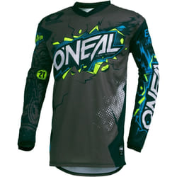 Oneal Element Villain Maglia Motocross Giovanile, grigio, dimensione S