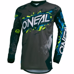 Oneal Element Villain Maglia Motocross Giovanile, grigio, dimensione S