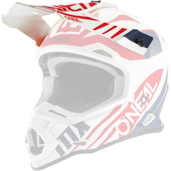 Oneal 2Series Spyde 2.0 Picco casco, bianco-rosso per uomo