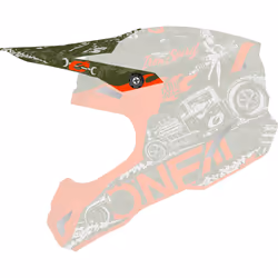 Oneal 5Series Polyacrylite HR Picco del casco, verde per uomo