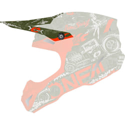 Oneal 5Series Polyacrylite HR Picco del casco, verde per uomo