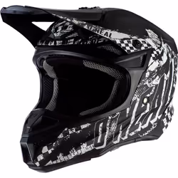 Oneal 5Series Polyacrylite Rider Casco motocross, nero-bianco, dimensione 2XL per uomo