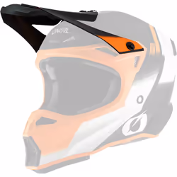 Oneal 10Series Hyperlite Blur Picco casco, nero-arancione per uomo