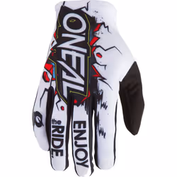 Oneal Matrix Villain 2 Guanti Motocross, bianco, dimensione 2XL per uomo