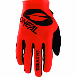 Oneal Matrix Stacked Guanti Motocross, rosso, dimensione S per uomo