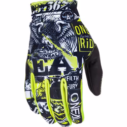 Oneal Matrix Attack 2 Guanti Motocross, nero-giallo, dimensione XL per uomo