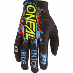 Oneal Matrix Villain 2 Guanti da Motocross giovani, nero, dimensione M