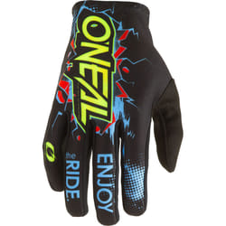 Oneal Matrix Villain 2 Guanti da Motocross giovani, nero, dimensione M