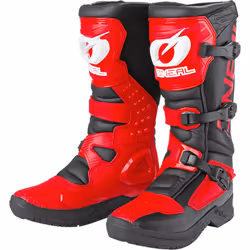 Oneal RSX Stivali motocross, nero-rosso, dimensione 48 per uomo