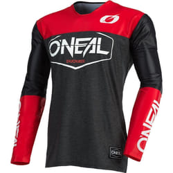 Oneal Mayhem Hexx Maglia Motocross, nero-rosso, dimensione L per uomo