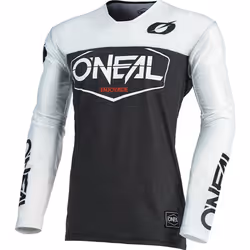 Oneal Mayhem Hexx Maglia Motocross, nero-bianco, dimensione S per uomo