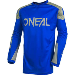 Oneal Matrix Ridewear Maglia Motocross, grigio-blu, dimensione S per uomo