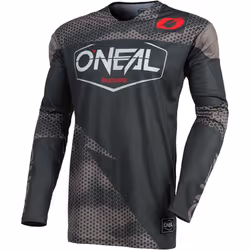 Oneal Mayhem Covert Maglia Motocross, grigio, dimensione L per uomo