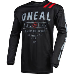 Oneal Element Dirt Maglia Motocross, nero-grigio, dimensione L per uomo