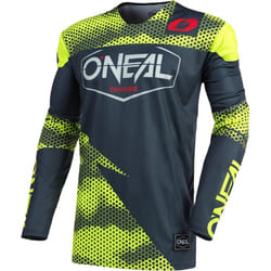Oneal Mayhem Covert Maglia Motocross, grigio-giallo, dimensione S per uomo