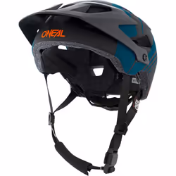 Oneal Defender Nova Casco da bicicletta, nero-blu, dimensione XS S M per uomo