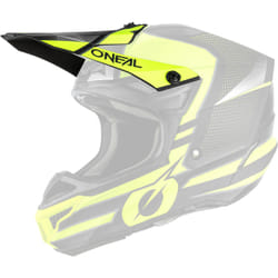 Oneal 5Series Polyacrylite Sleek Picco casco, nero-giallo per uomo