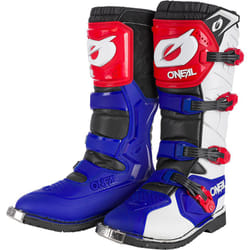 Oneal Rider Pro Stivali Motocross, rosso-blu, dimensione 42 per uomo