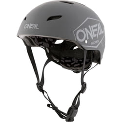 Oneal Dirt Lid Plain Casco da bicicletta per giovani, grigio, dimensione M