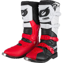 Oneal Rider Pro Stivali Motocross, nero-bianco-rosso, dimensione 39 per uomo