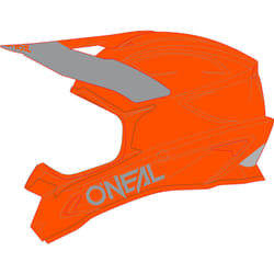 Oneal 1Series Solid Casco motocross, arancione, dimensione XS per uomo