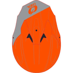 Oneal 1Series Solid Casco motocross, arancione, dimensione L per uomo