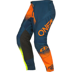Oneal Element Racewear V.22 Pantaloni motocross, blu-arancione, dimensione 28 per uomo