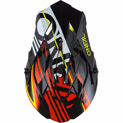 Oneal 2Series Rush V.22 Casco motocross, rosso-giallo, dimensione XS per uomo
