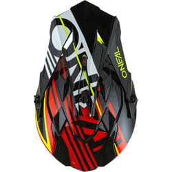 Oneal 2Series Rush V.22 Casco motocross, rosso-giallo, dimensione XS per uomo