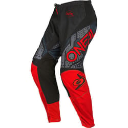 Oneal Element Camo V.22 Pantaloni motocross, nero-rosso, dimensione 28 per uomo