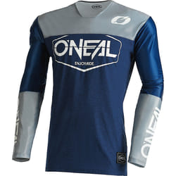 Oneal Mayhem Hexx V.22 Maglia motocross, grigio-blu, dimensione 2XL per uomo