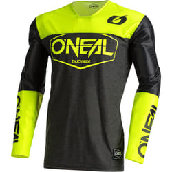 Oneal Mayhem Hexx V.22 Maglia motocross, nero-giallo, dimensione L per uomo