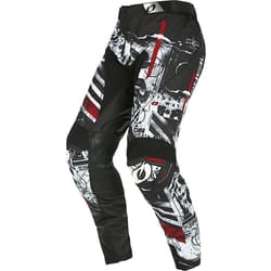 Oneal Mayhem Scarz V.22 Pantaloni motocross, nero-bianco-rosso, dimensione 28 per uomo