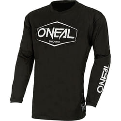 Oneal Element Cotton Hexx V.22 Maglia motocross, nero-bianco, dimensione S per uomo