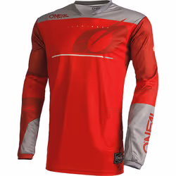 Oneal Haze Maglia motocross, grigio-rosso, dimensione L per uomo