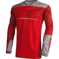 Oneal Haze Maglia motocross, grigio-rosso, dimensione L per uomo
