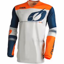 Oneal Haze Maglia motocross, blu-arancione, dimensione L per uomo