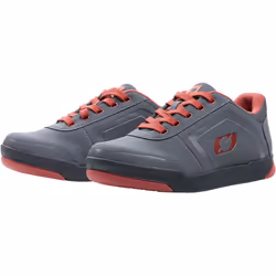Oneal Pinned Flat Pedal V.22 scarpe, grigio-rosso, dimensione 43 per uomo