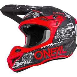 Oneal 5Series HR V.22 Casco motocross, nero-rosso, dimensione XL per uomo