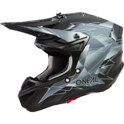 Oneal 5Series Polyacrylite Surge Casco Motocross, nero-grigio, dimensione L per uomo