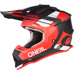 Oneal 2Series Spyde V23 Casco Motocross, nero-bianco-rosso, dimensione L per uomo