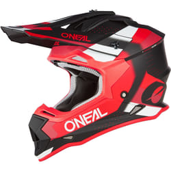 Oneal 2Series Spyde V23 Casco Motocross, nero-bianco-rosso, dimensione L per uomo